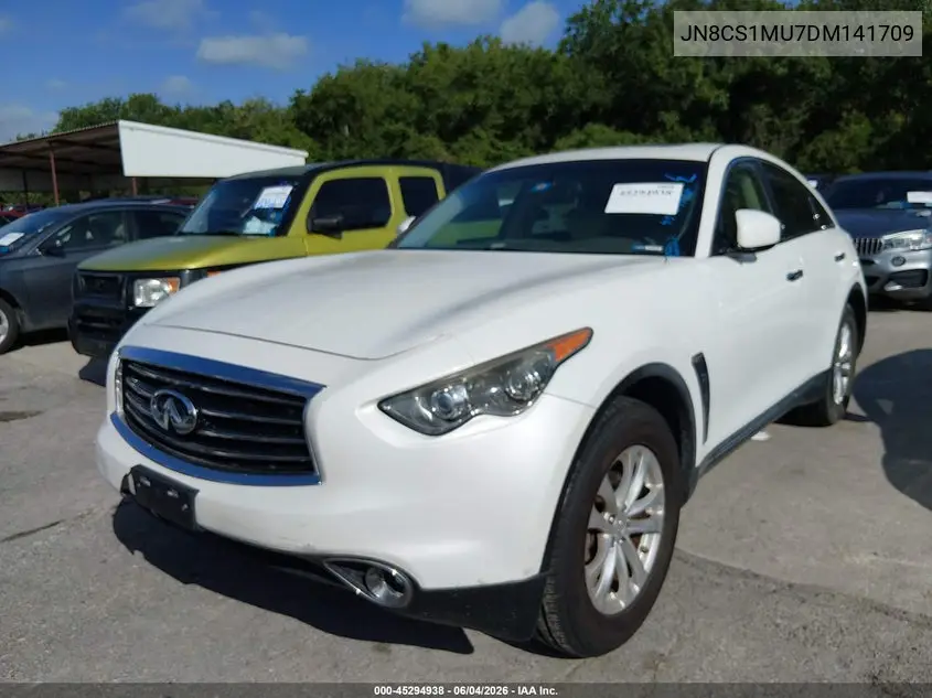 2013 Infiniti Fx37 VIN: JN8CS1MU7DM141709 Lot: 45294938