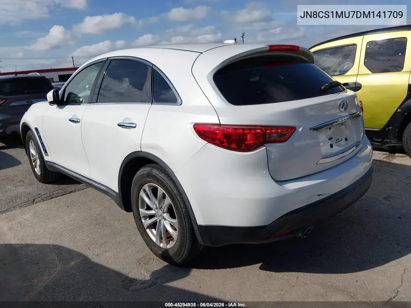 2013 Infiniti Fx37 VIN: JN8CS1MU7DM141709 Lot: 45294938