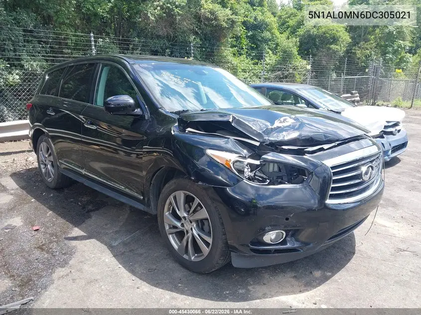 2013 Infiniti Jx35 VIN: 5N1AL0MN6DC305021 Lot: 45430066
