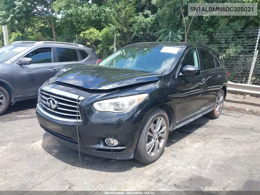 2013 Infiniti Jx35 VIN: 5N1AL0MN6DC305021 Lot: 45430066