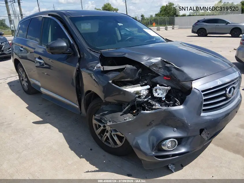 2013 Infiniti Jx35 VIN: 5N1AL0MN6DC319520 Lot: 45585124