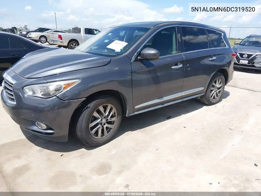 2013 Infiniti Jx35 VIN: 5N1AL0MN6DC319520 Lot: 45585124