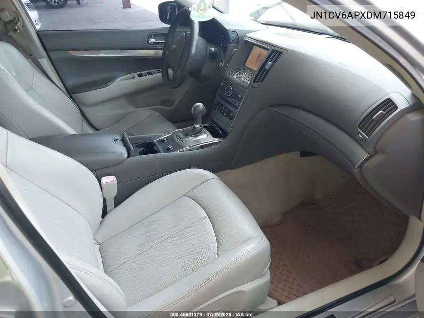 2013 Infiniti G37 Journey VIN: JN1CV6APXDM715849 Lot: 45601379