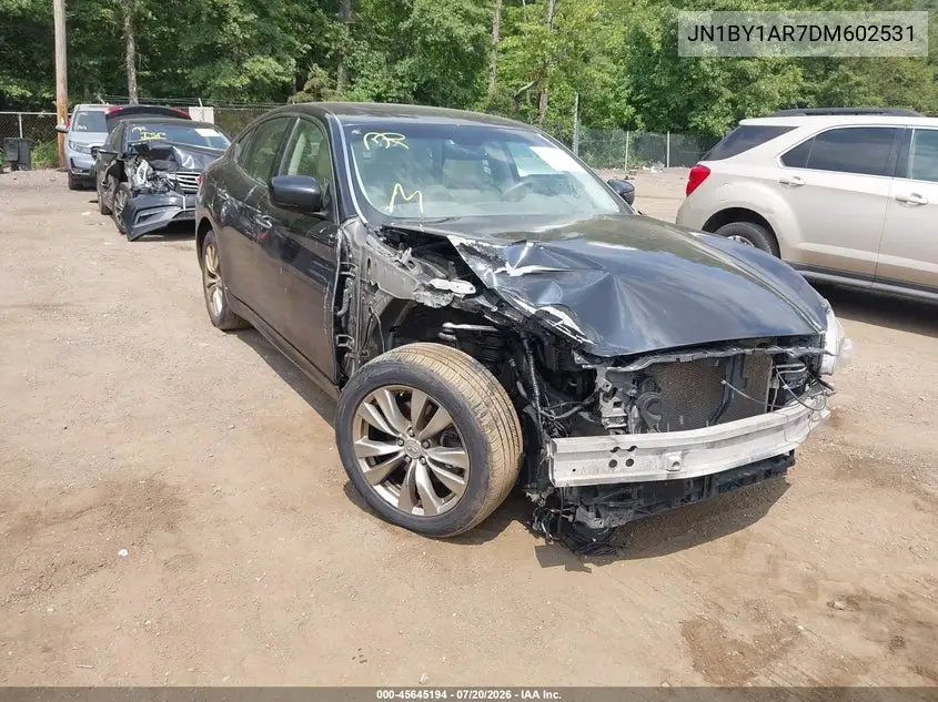 2013 Infiniti M37X VIN: JN1BY1AR7DM602531 Lot: 45645194