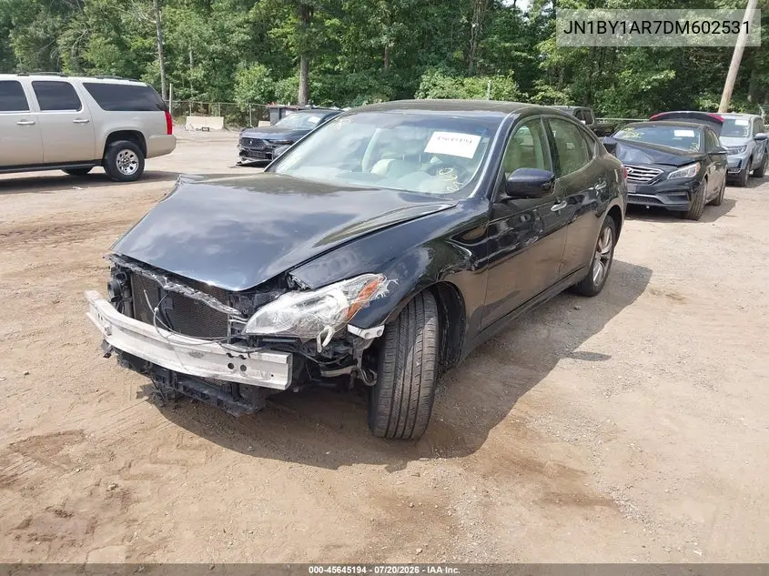 2013 Infiniti M37X VIN: JN1BY1AR7DM602531 Lot: 45645194