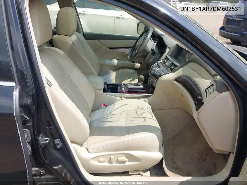 2013 Infiniti M37X VIN: JN1BY1AR7DM602531 Lot: 45645194