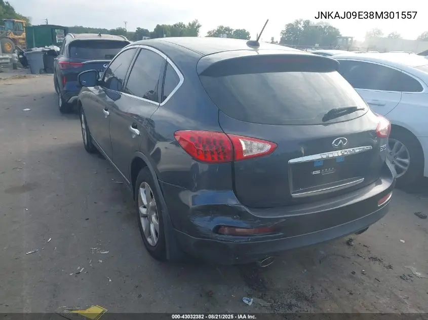 2008 Infiniti Ex35 Journey VIN: JNKAJ09E38M301557 Lot: 43032382