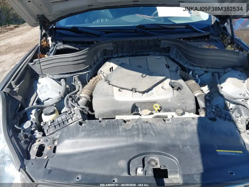 2008 Infiniti Ex35 Journey VIN: JNKAJ09F38M352534 Lot: 44909741