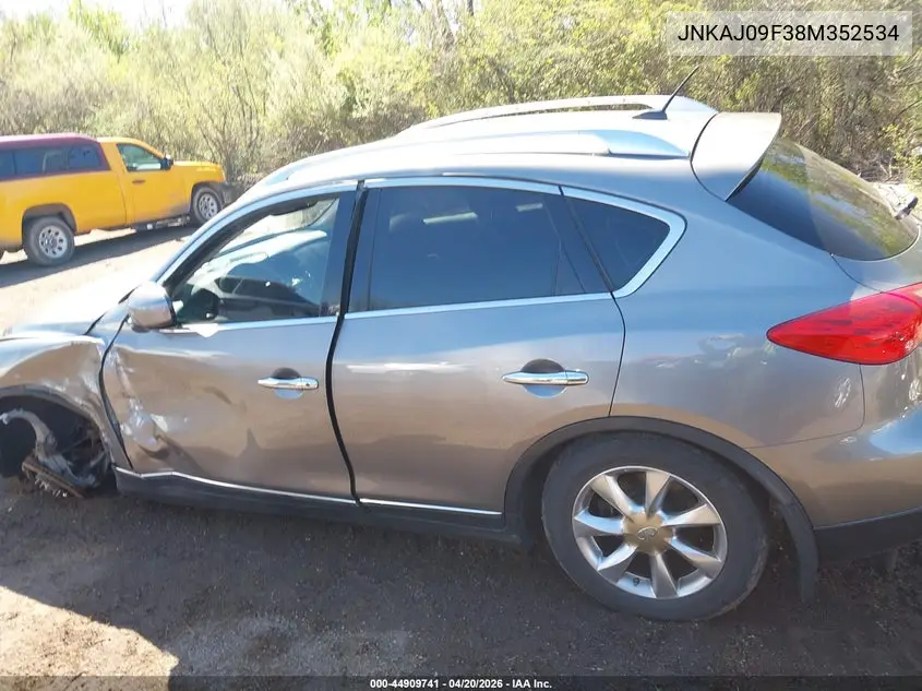2008 Infiniti Ex35 Journey VIN: JNKAJ09F38M352534 Lot: 44909741