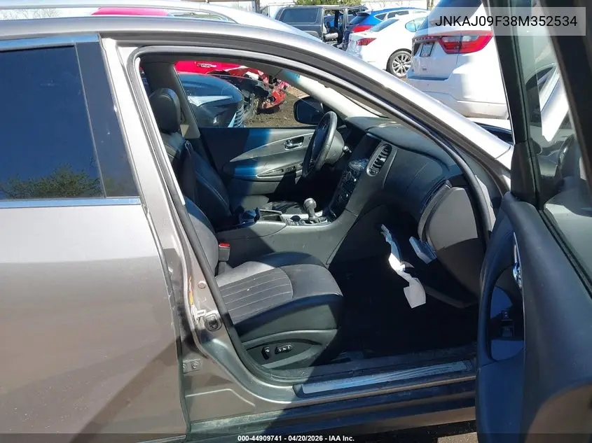 2008 Infiniti Ex35 Journey VIN: JNKAJ09F38M352534 Lot: 44909741