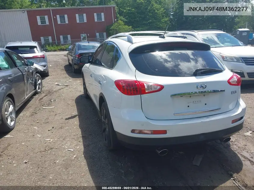 2008 Infiniti Ex35 Journey VIN: JNKAJ09F48M362277 Lot: 45259059