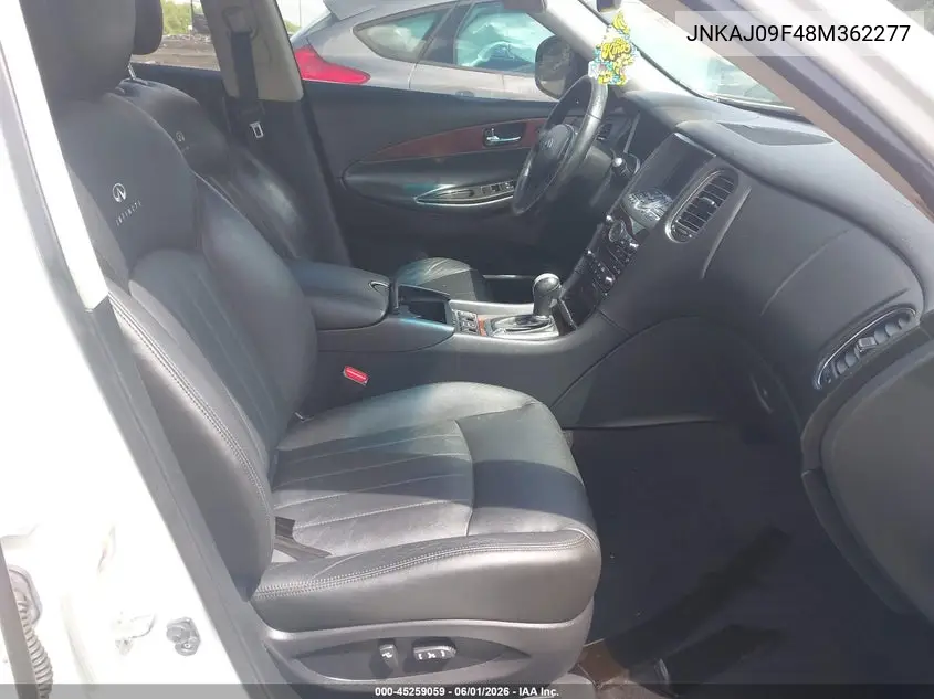 2008 Infiniti Ex35 Journey VIN: JNKAJ09F48M362277 Lot: 45259059