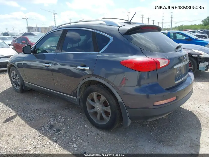 2008 Infiniti Ex35 Journey VIN: JNKAJ09E48M305035 Lot: 45352765