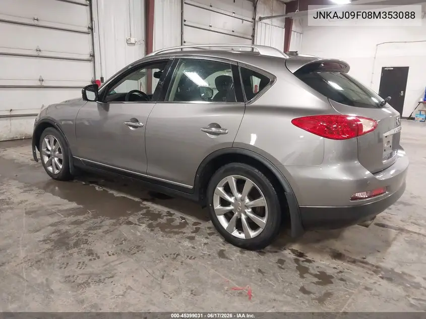 2008 Infiniti Ex35 Journey VIN: JNKAJ09F08M353088 Lot: 45399031