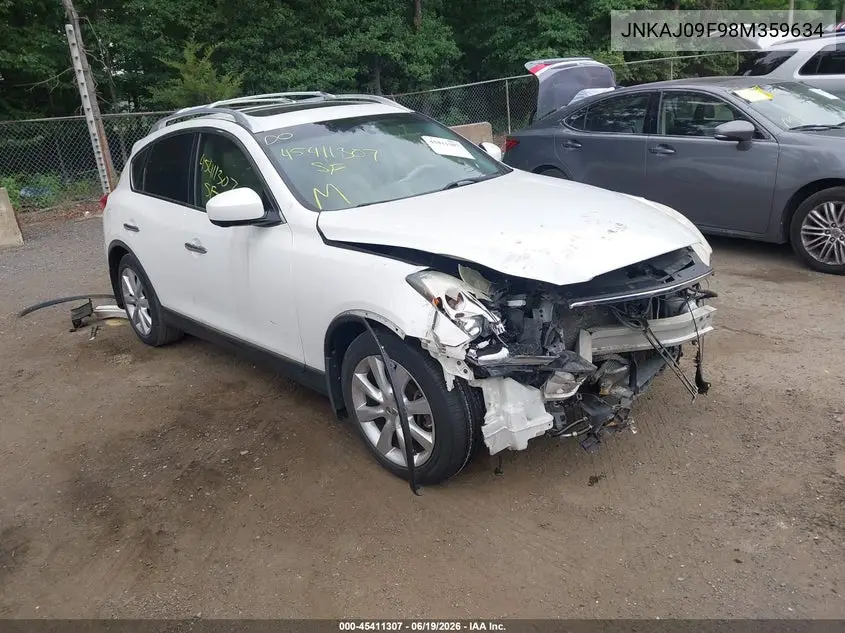 2008 Infiniti Ex35 Journey VIN: JNKAJ09F98M359634 Lot: 45411307