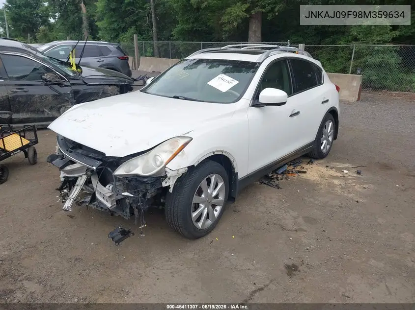 2008 Infiniti Ex35 Journey VIN: JNKAJ09F98M359634 Lot: 45411307
