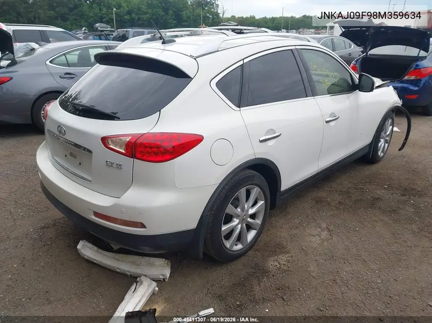 2008 Infiniti Ex35 Journey VIN: JNKAJ09F98M359634 Lot: 45411307