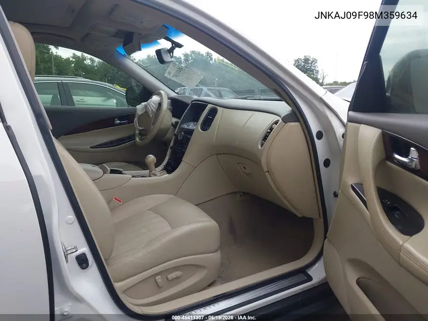 2008 Infiniti Ex35 Journey VIN: JNKAJ09F98M359634 Lot: 45411307