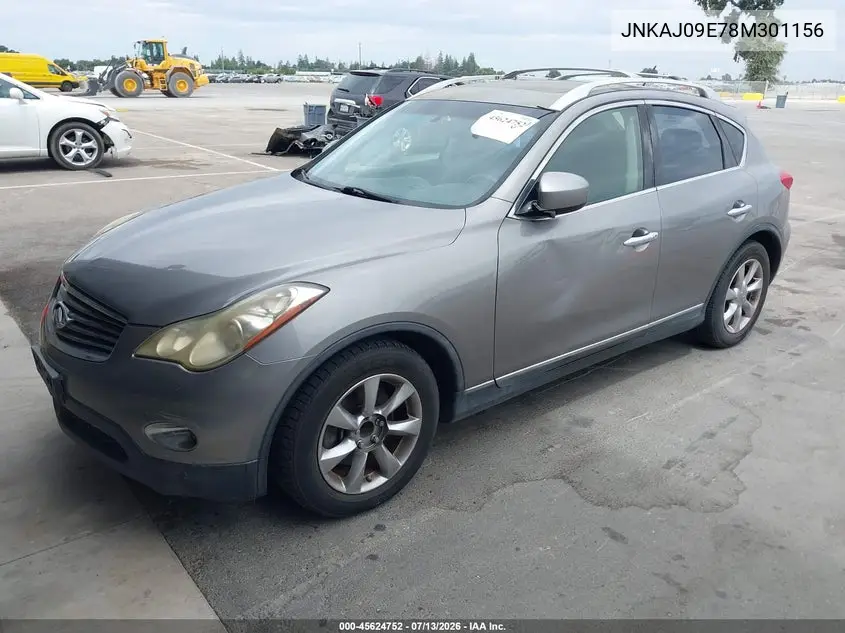 2008 Infiniti Ex35 Journey VIN: JNKAJ09E78M301156 Lot: 45624752