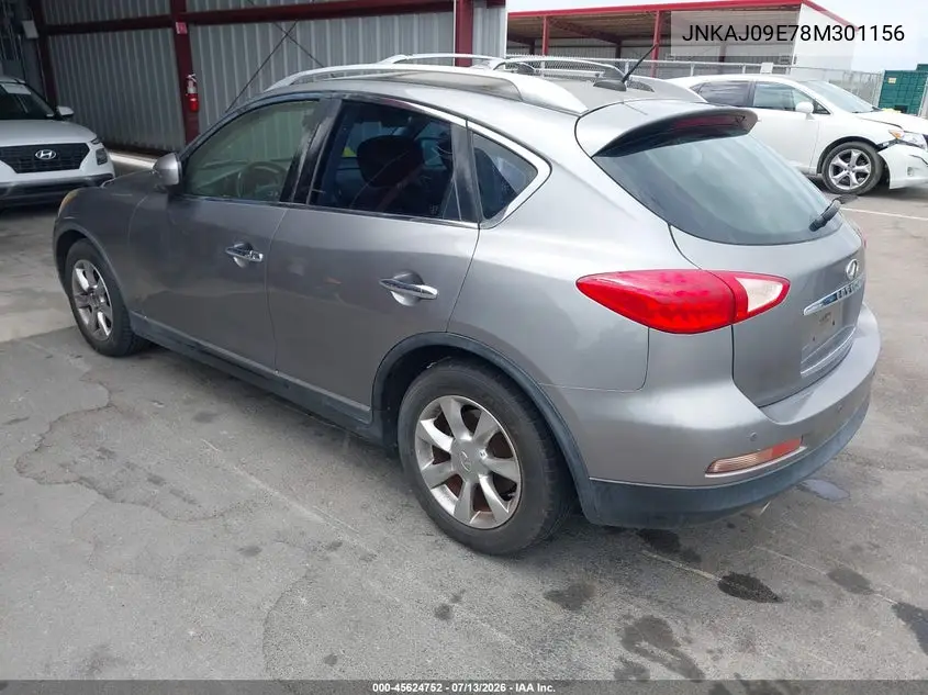 2008 Infiniti Ex35 Journey VIN: JNKAJ09E78M301156 Lot: 45624752