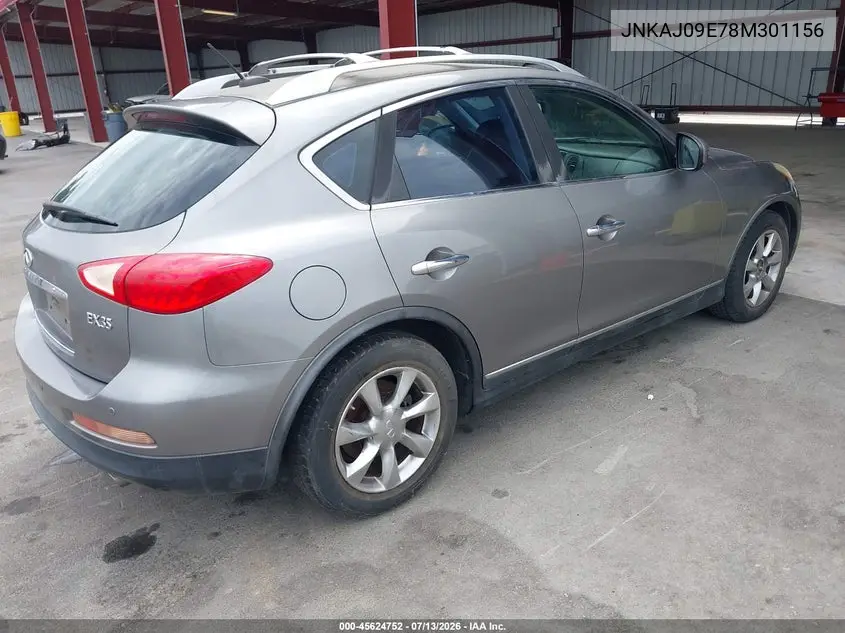 2008 Infiniti Ex35 Journey VIN: JNKAJ09E78M301156 Lot: 45624752