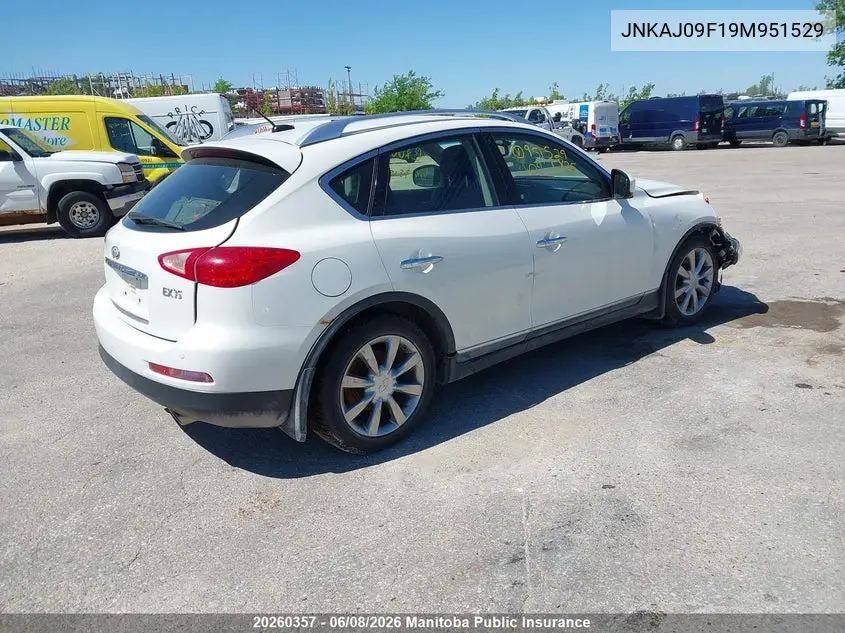 2009 Infiniti Ex35 VIN: JNKAJ09F19M951529 Lot: 20260357