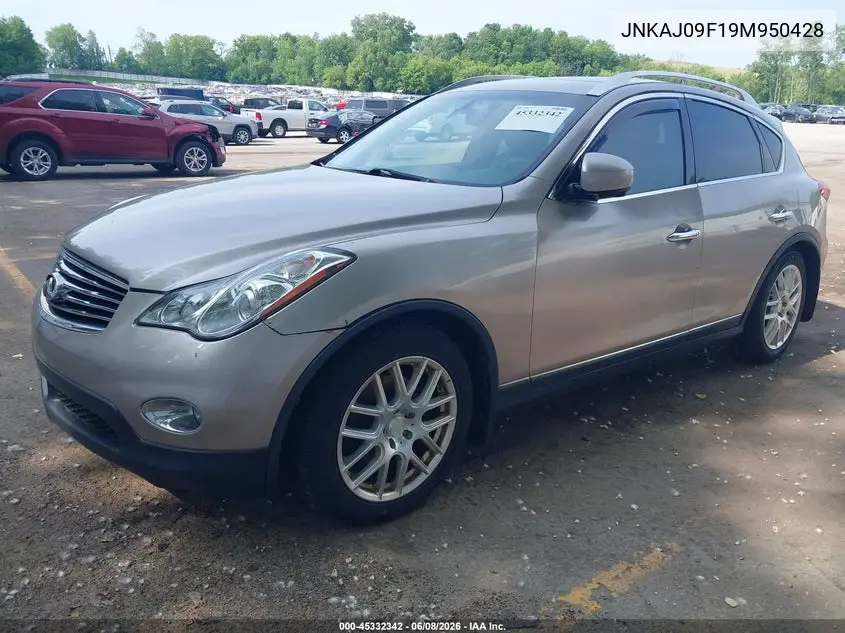 2009 Infiniti Ex35 Journey VIN: JNKAJ09F19M950428 Lot: 45332342