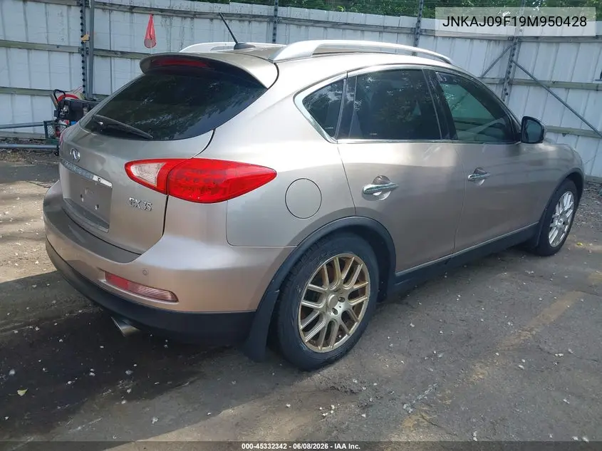 2009 Infiniti Ex35 Journey VIN: JNKAJ09F19M950428 Lot: 45332342