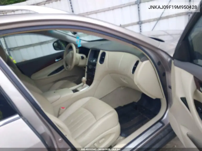 2009 Infiniti Ex35 Journey VIN: JNKAJ09F19M950428 Lot: 45332342