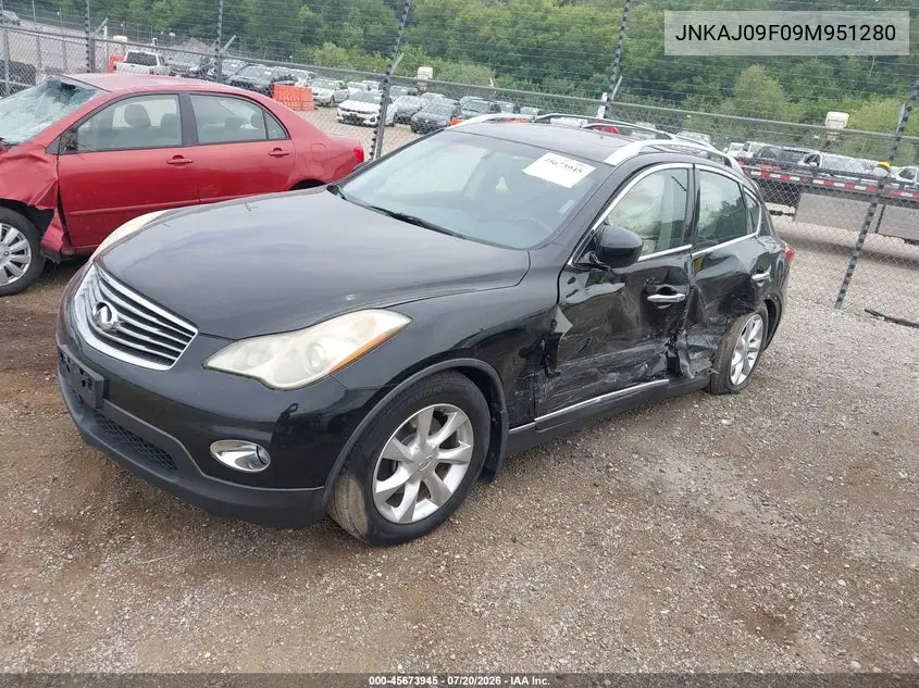 2009 Infiniti Ex35 Journey VIN: JNKAJ09F09M951280 Lot: 45673945