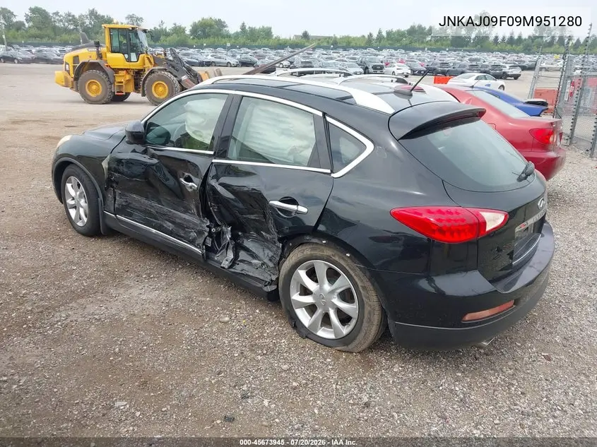 2009 Infiniti Ex35 Journey VIN: JNKAJ09F09M951280 Lot: 45673945