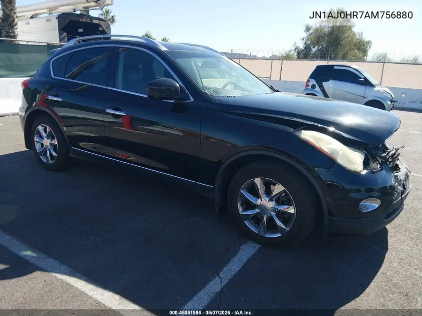 2010 Infiniti Ex35 Journey VIN: JN1AJ0HR7AM756880 Lot: 45051586