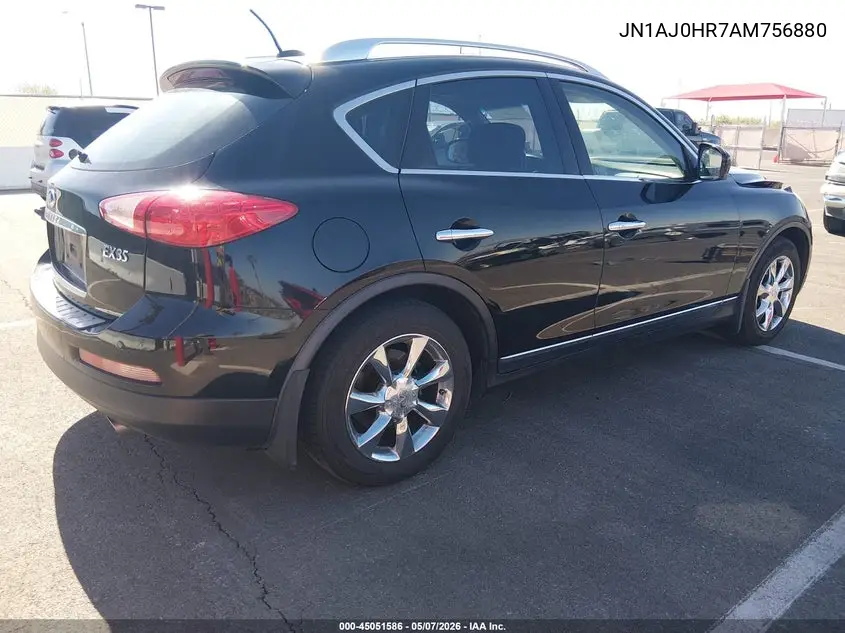2010 Infiniti Ex35 Journey VIN: JN1AJ0HR7AM756880 Lot: 45051586