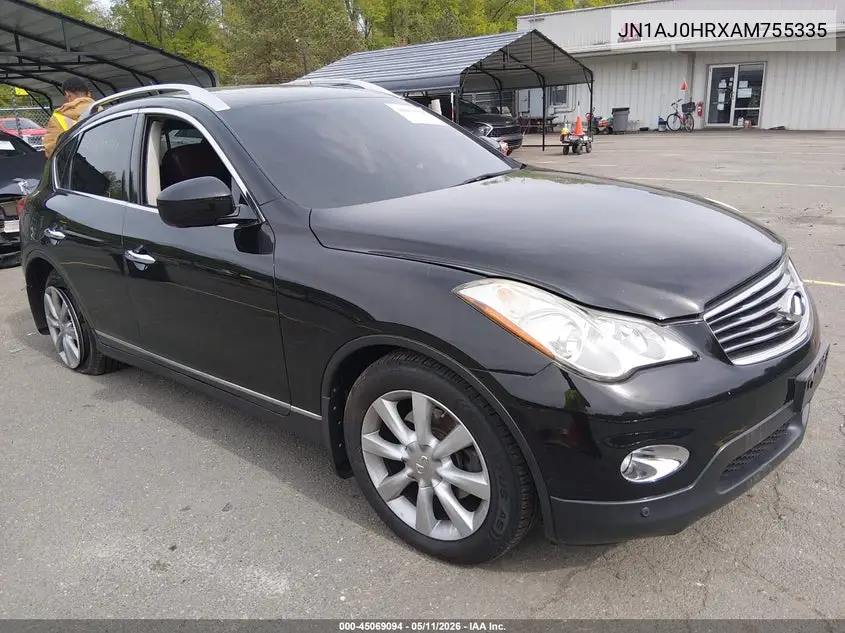 2010 Infiniti Ex35 Journey VIN: JN1AJ0HRXAM755335 Lot: 45069094
