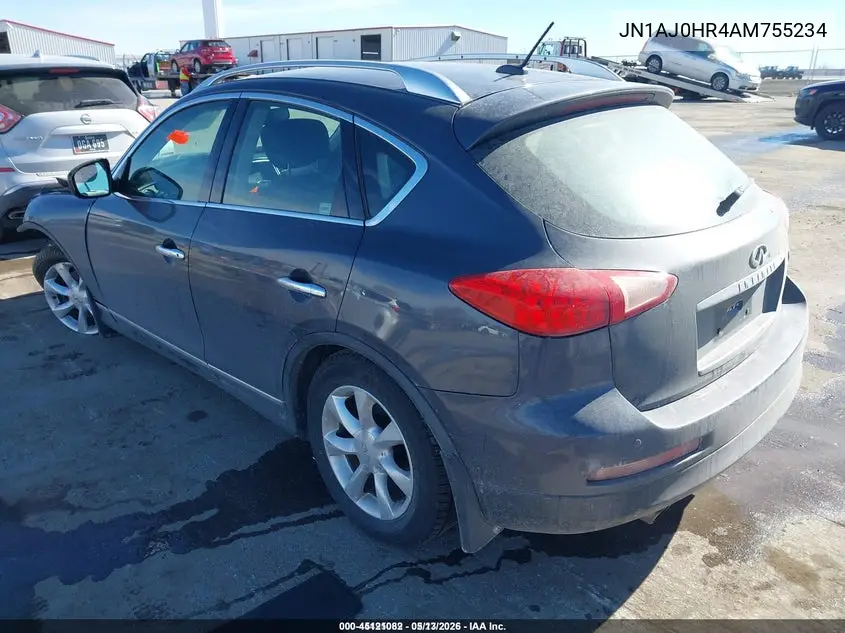 2010 Infiniti Ex35 Journey VIN: JN1AJ0HR4AM755234 Lot: 45121082