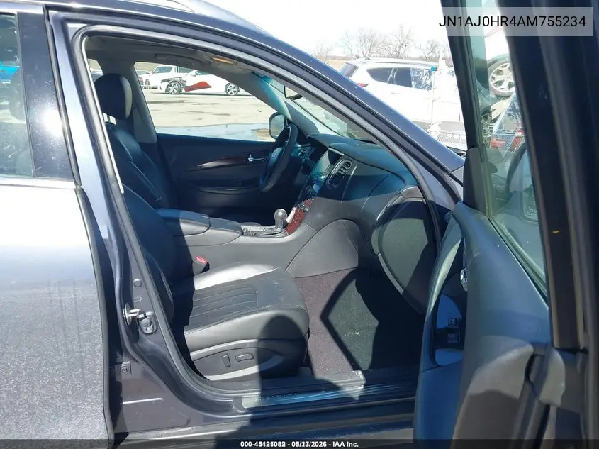 2010 Infiniti Ex35 Journey VIN: JN1AJ0HR4AM755234 Lot: 45121082
