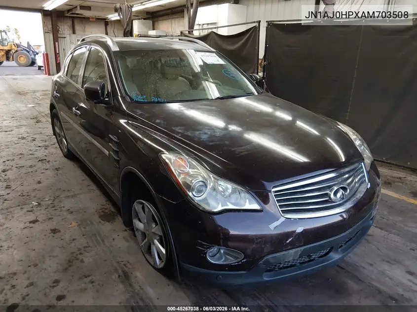 2010 Infiniti Ex35 Journey VIN: JN1AJ0HPXAM703508 Lot: 45267038