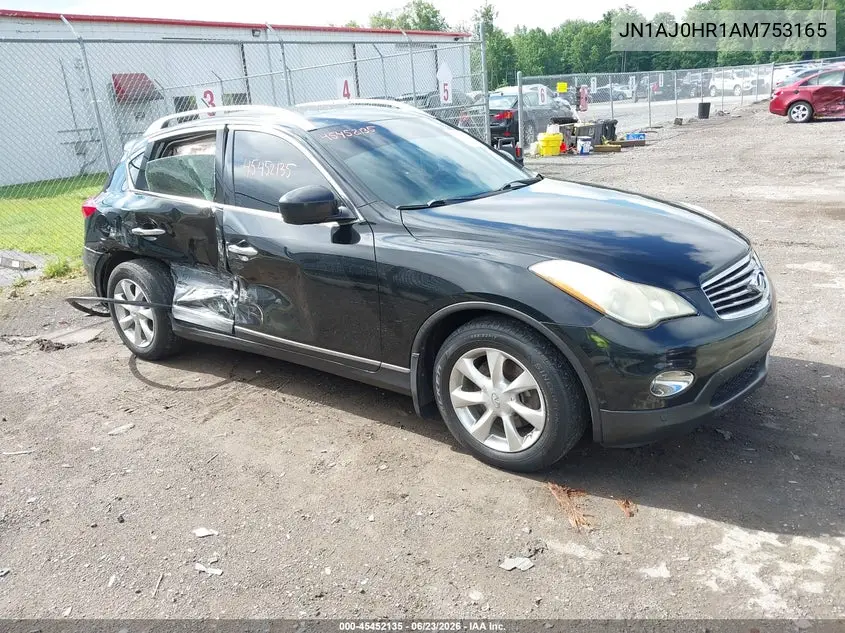 2010 Infiniti Ex35 Journey VIN: JN1AJ0HR1AM753165 Lot: 45452135