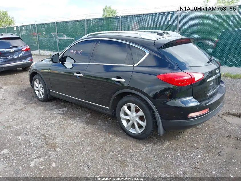2010 Infiniti Ex35 Journey VIN: JN1AJ0HR1AM753165 Lot: 45452135