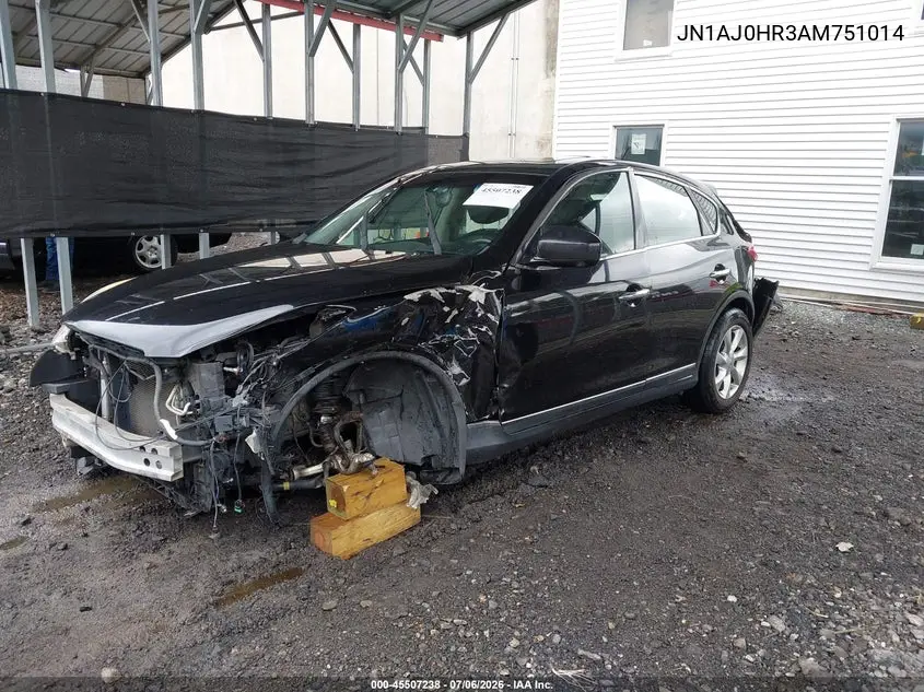 2010 Infiniti Ex35 Journey VIN: JN1AJ0HR3AM751014 Lot: 45507238