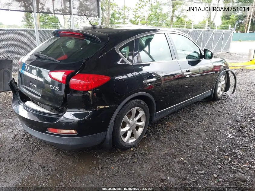 2010 Infiniti Ex35 Journey VIN: JN1AJ0HR3AM751014 Lot: 45507238