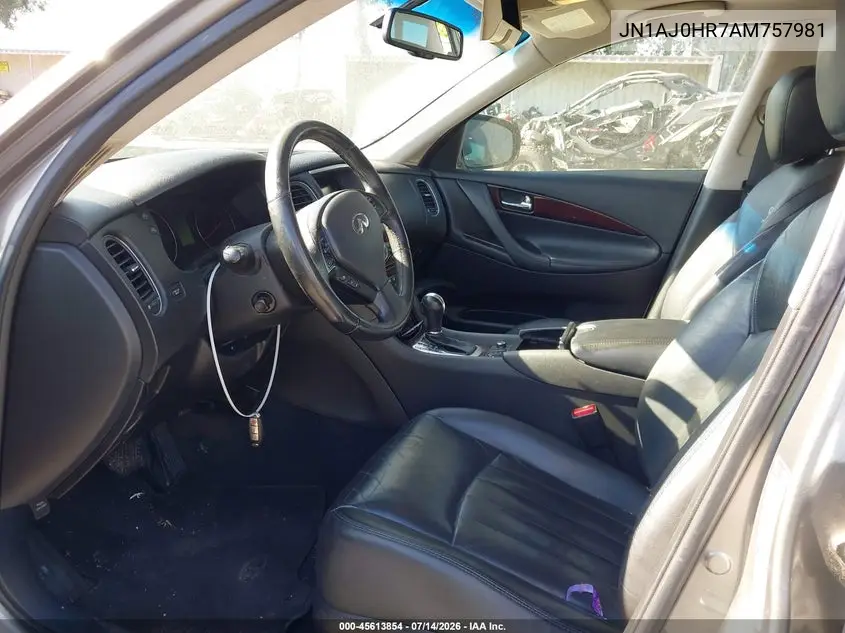 2010 Infiniti Ex35 Journey VIN: JN1AJ0HR7AM757981 Lot: 45613854