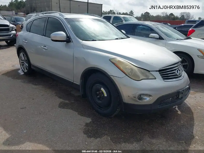 2011 Infiniti Ex35 Journey VIN: JN1AJ0HRXBM853976 Lot: 44419148