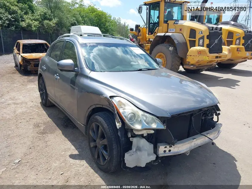 2011 Infiniti Ex35 Journey VIN: JN1AJ0HR4BM854380 Lot: 45069485