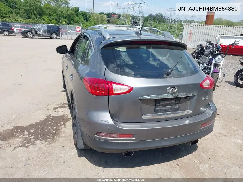 2011 Infiniti Ex35 Journey VIN: JN1AJ0HR4BM854380 Lot: 45069485