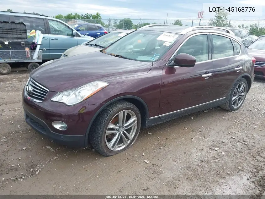 2011 Infiniti Ex35 Journey VIN: JN1AJ0HR2BM854720 Lot: 45168776