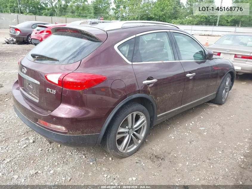 2011 Infiniti Ex35 Journey VIN: JN1AJ0HR2BM854720 Lot: 45168776