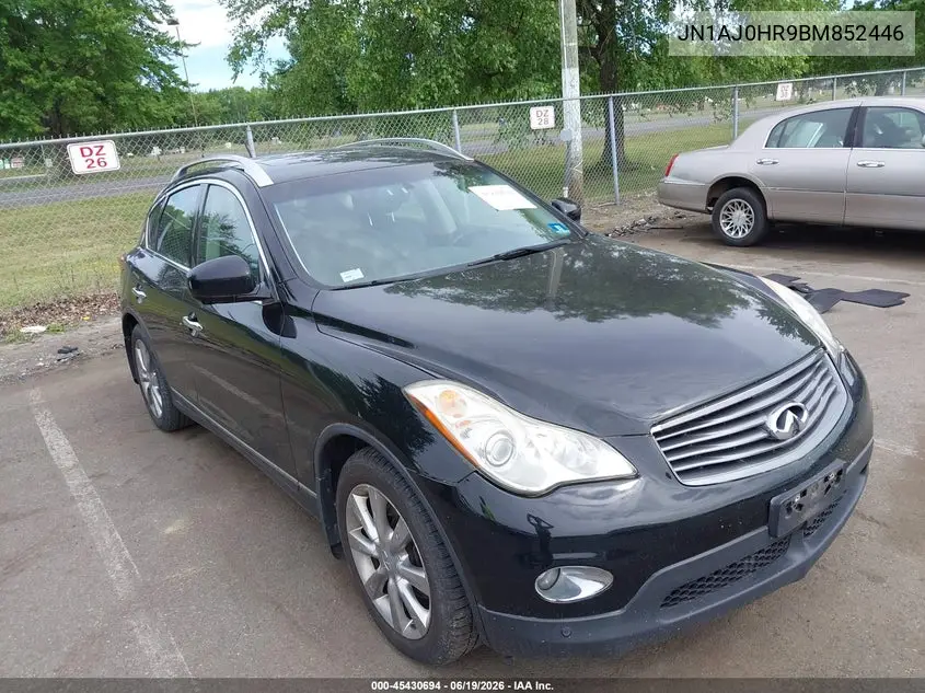 2011 Infiniti Ex35 Journey VIN: JN1AJ0HR9BM852446 Lot: 45430694