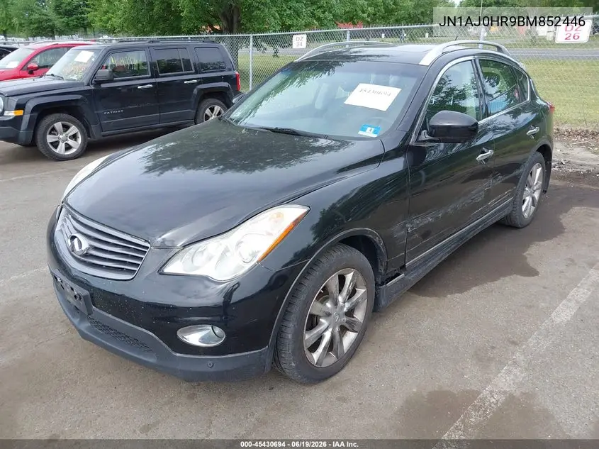 2011 Infiniti Ex35 Journey VIN: JN1AJ0HR9BM852446 Lot: 45430694