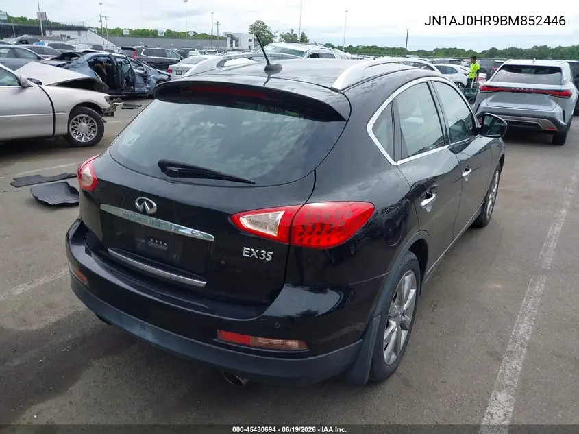 2011 Infiniti Ex35 Journey VIN: JN1AJ0HR9BM852446 Lot: 45430694